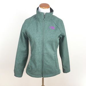 North Face Apex Windwall Green Soft‎ Shell Jacket Women’s Sz Small NWOT